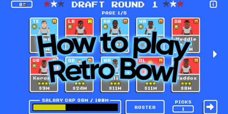 how to play retro bowl