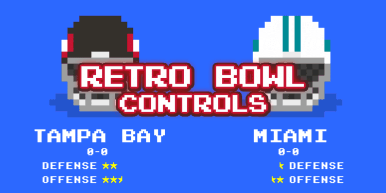 retro bowl controls